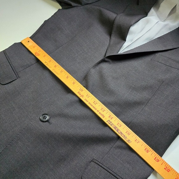 Brooks Brothers Sport Coat Mens 44L Gray Explorer Fitzgerald Fit Business Casual - Picture 11 of 15